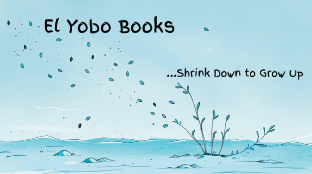 This is the logo for David O'Boyle's children's books. The logo is for El Yobo books. The purpose of the image is to show a redirect to the separate children's book page. 